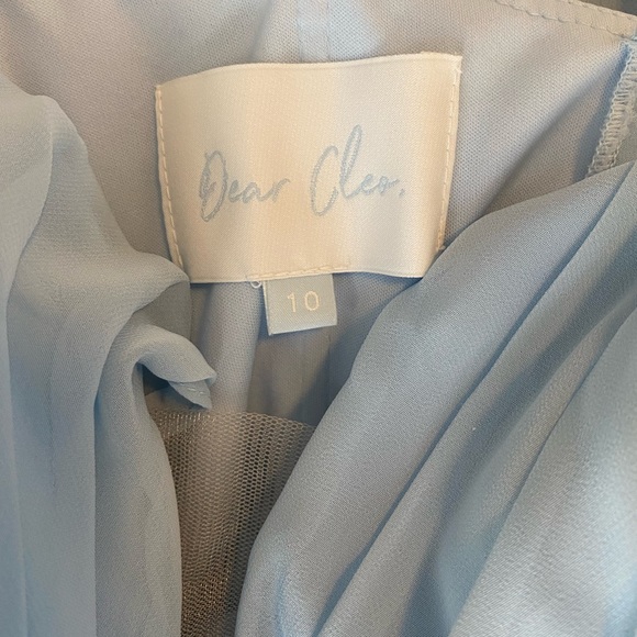 Dear Cleo Isabella Light Blue Bridesmaid Dress - Picture 4 of 5